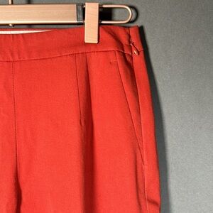 J.Crew women’s pants. Stretch fabric, Burnt orange colour, size 00